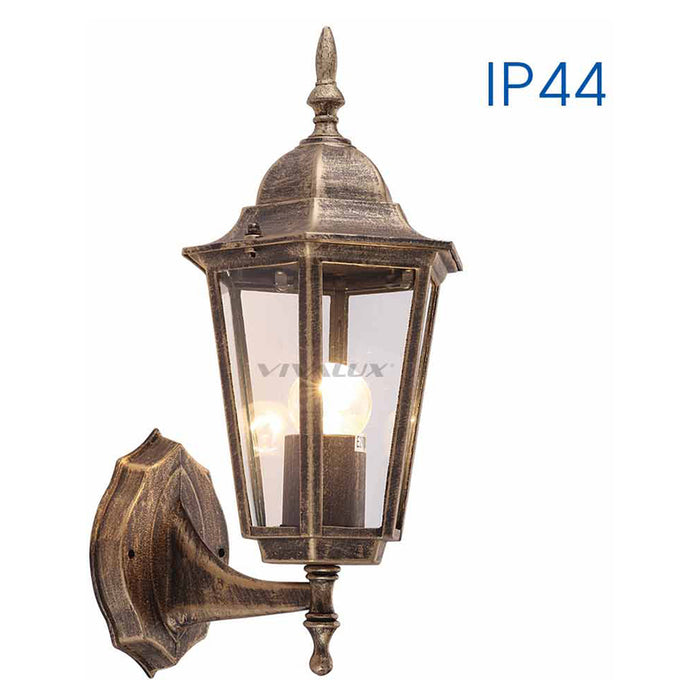 GARDEN LANTERN LOWER BRACKET GOLD E27 VIVALUX MARIBOR