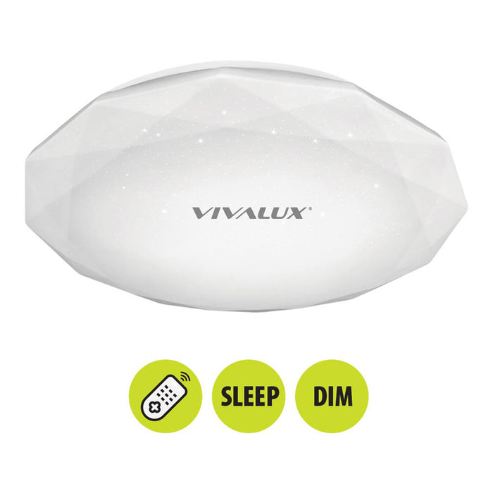 LED CEILING LAMP 60W F50 3000-6400K 4800LM DIMMABLE VIVALUX JEWEL