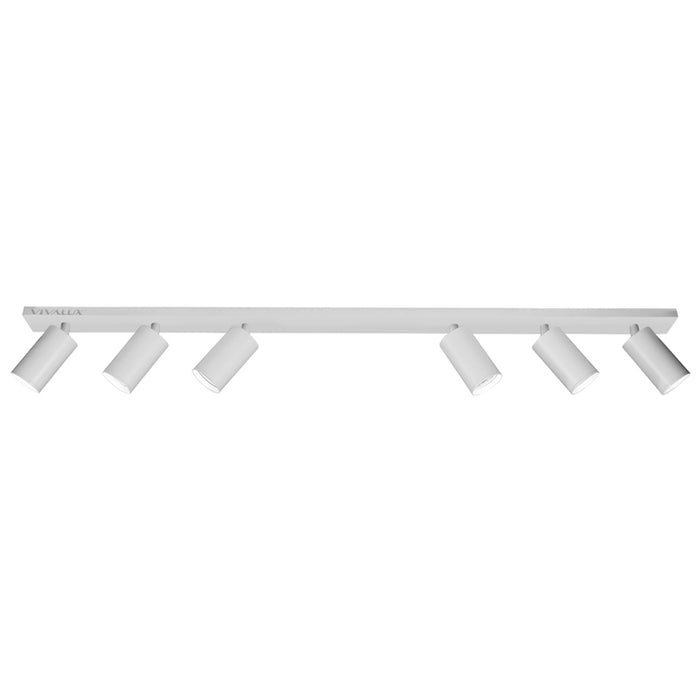 LINEAR SPOT 6XGU10 IP20 WHITE VIVALUX LUX