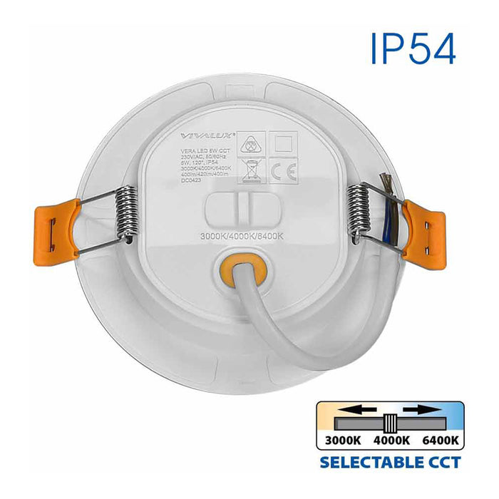 LED MOON 5W 3000K-4000K-6400K IP54 CIRCLE FOR BUILT-IN VIVALUX VERA