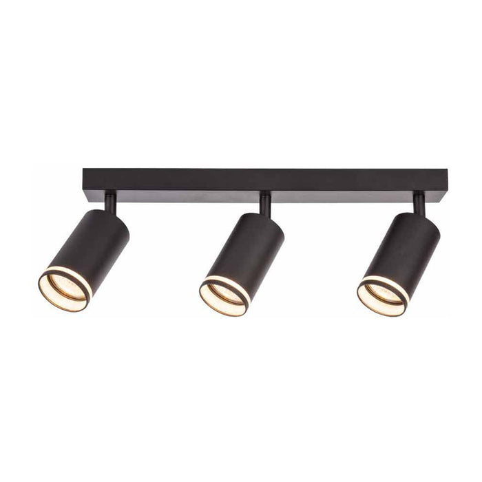 LED LINEAR SPOT 3XGU10 BLACK VIVALUX KING