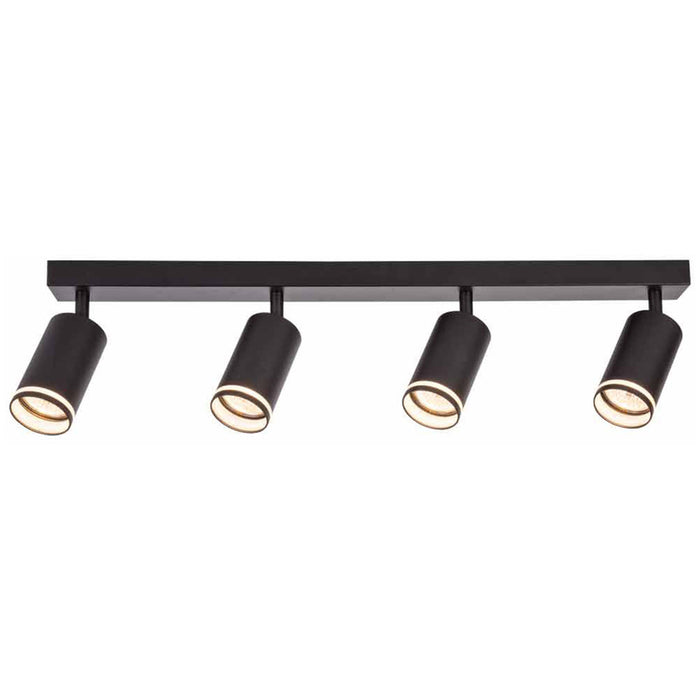 LED LINEAR SPOT 4XGU10 BLACK VIVALUX KING