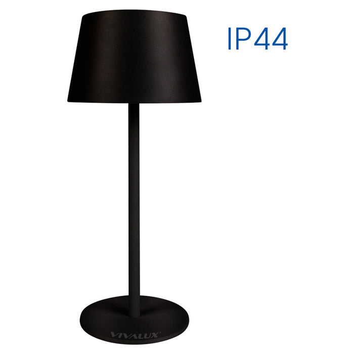 LED TABLE LAMP 4W 4000K IP44 BLACK VIVALUX LORI