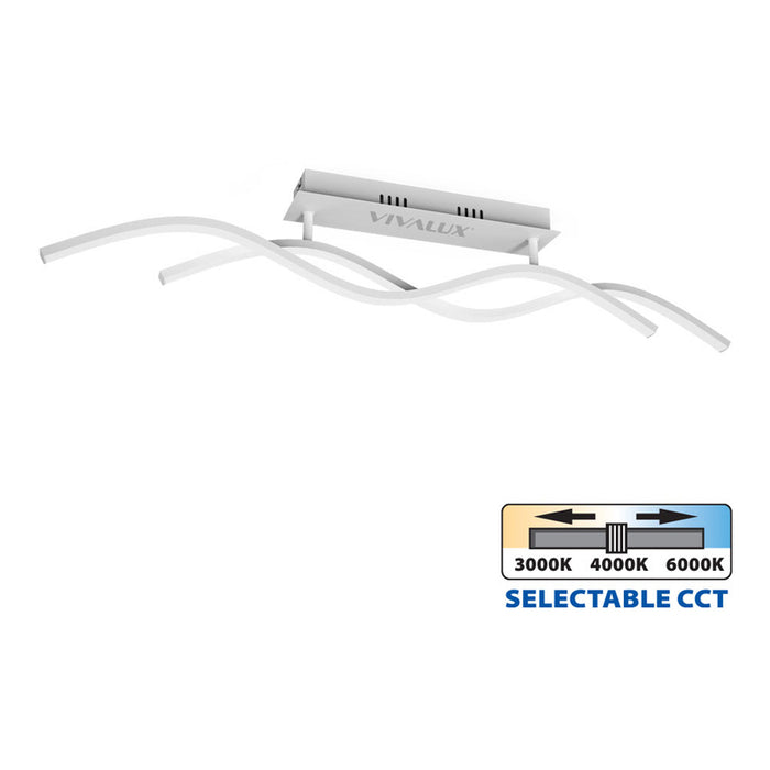 LED LAMP 27W 3000-4000-6000K 1620LM WHITE VIVALUX SOLUT