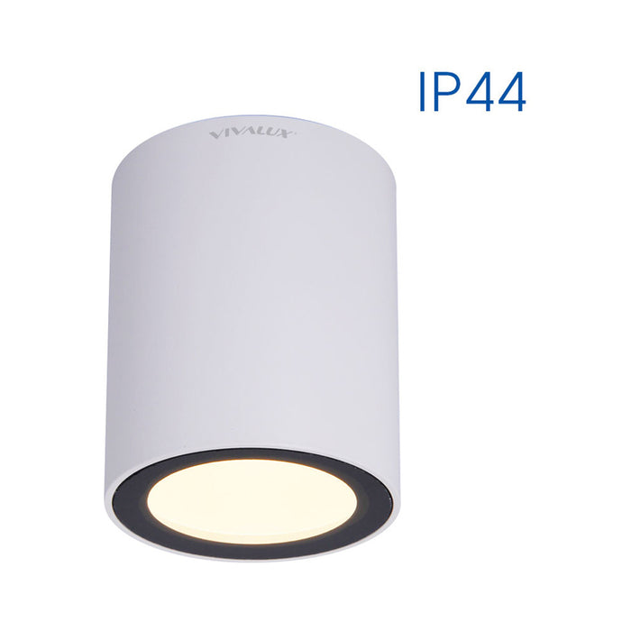 LUNA OUTDOOR MOUNTING GU10 WHITE CIRCLE VIVALUX LENA