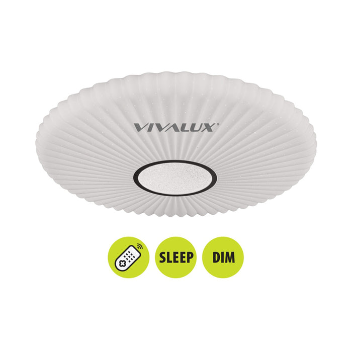LED CEILING LAMP 60W 3000-6400K 40CM WITH REMOTE VIVALUX ZARA
