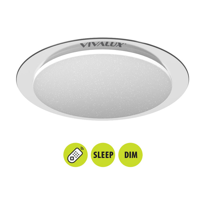 LED CEILING LAMP 36W 3000-6500K 46.3CM WITH REMOTE VIVALUX ATHENA