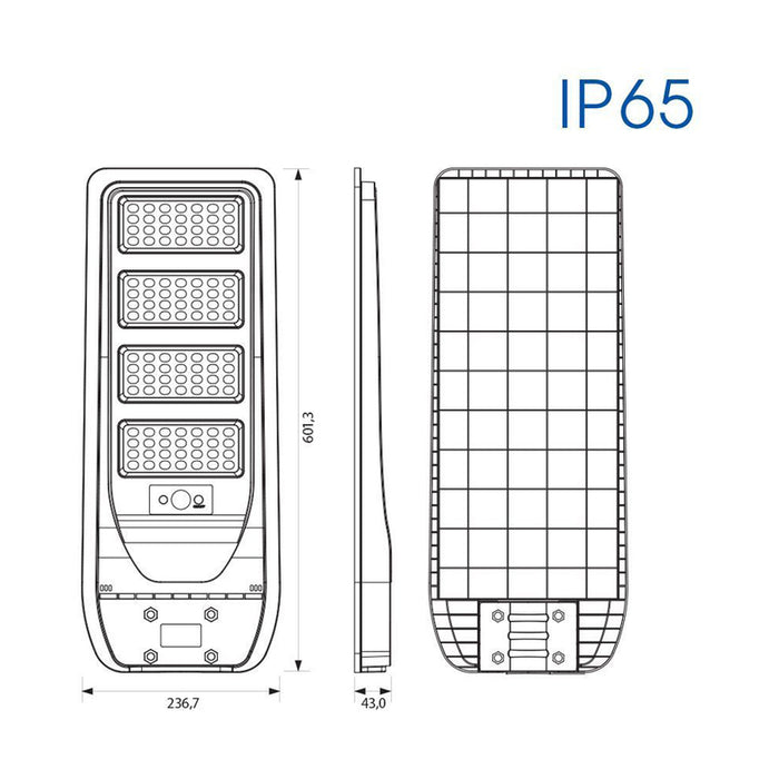 LED SOLAR STREET LAMP 150W 6400K IP65 VIVALUX REX
