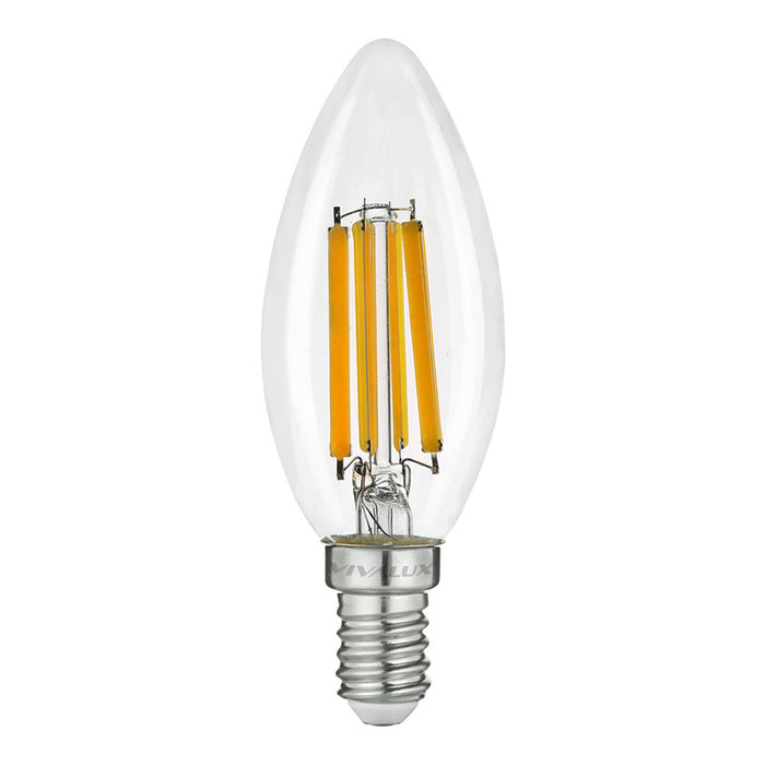 LED BULB E14 7W 230V 3000K 960LM FILAMENT VIVALUX FLICK LED PREMIUM