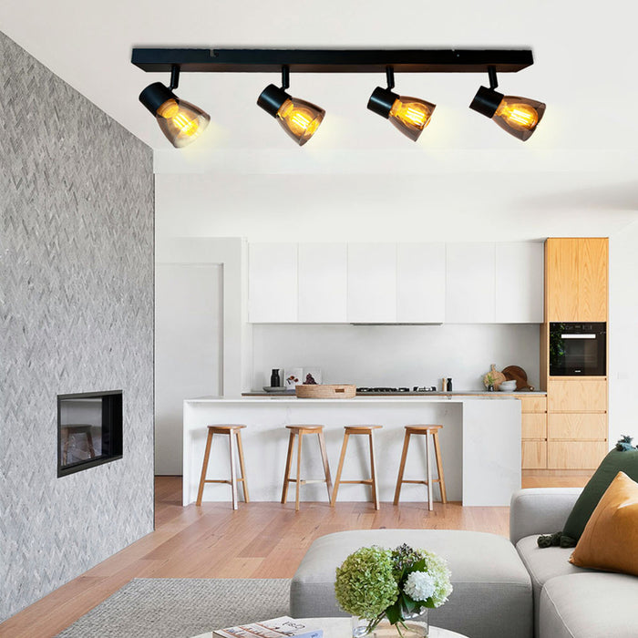 SPOTLIGHT 4XE14 BLACK VIVALUX DANTE