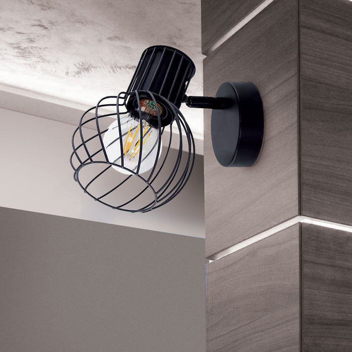 SPOTLIGHT E14 BLACK VIVALUX MAYA