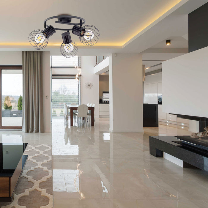 SPOTLIGHT 3XE14 BLACK VIVALUX MAYA