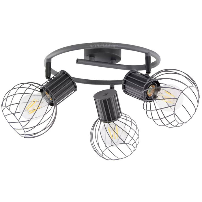 SPOTLIGHT 3XE14 BLACK VIVALUX MAYA