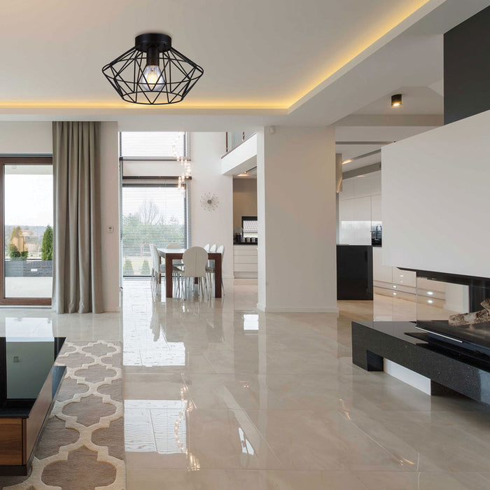 CEILING LAMP E27 BLACK VIVALUX FRODO