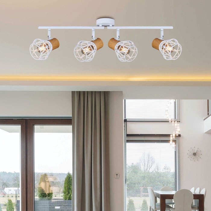 SPOT 4XE27 WHITE VIVALUX FRODO