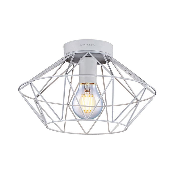 CEILING LAMP E27 WHITE VIVALUX FRODO