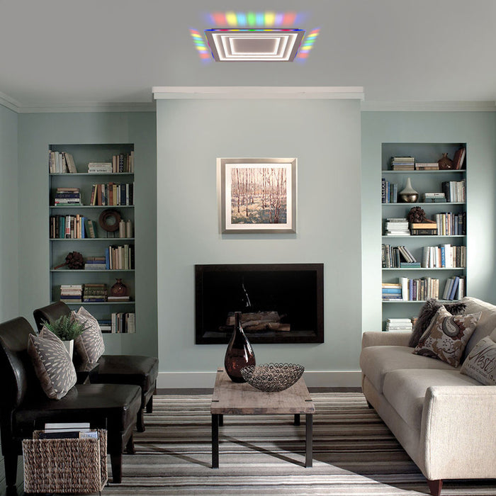 LED RGB CEILING LAMP 102W 3000-6000K 5701LM WHITE DU VIVALUX DAKOTA
