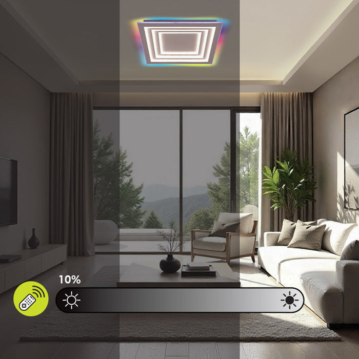 LED RGB CEILING LAMP 102W 3000-6000K 5701LM WHITE DU VIVALUX DAKOTA
