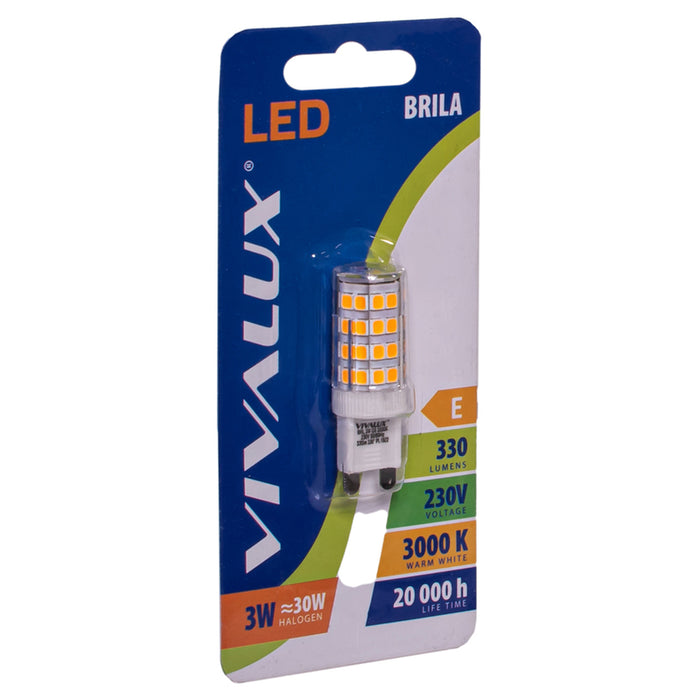 LED BULB G9 3W 280LM 3000K VIVALUX