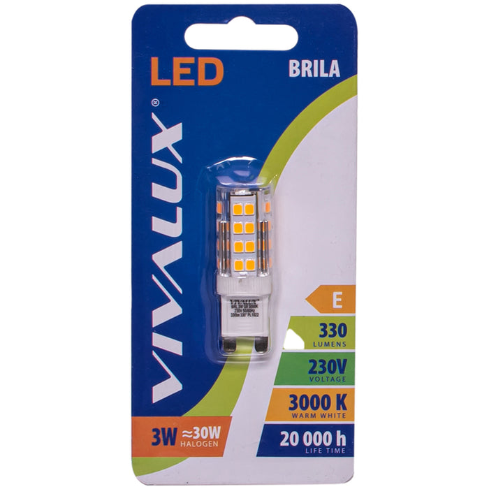 LED BULB G9 3W 280LM 3000K VIVALUX