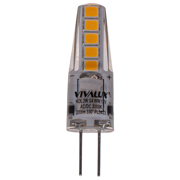 LED BULB G4 2W 200LM 3000K 12 AC/DC VIVALUX