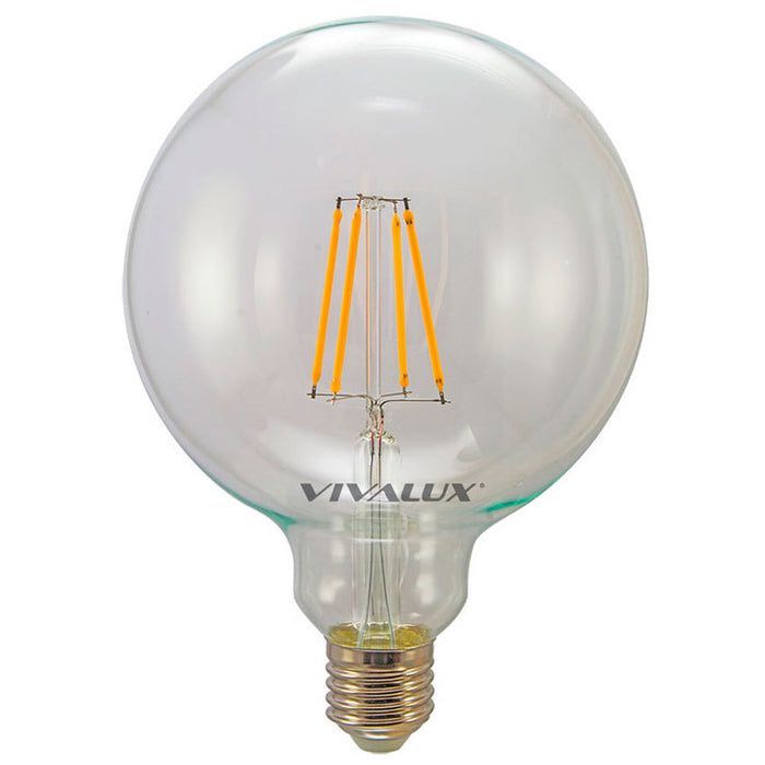 LED BULB E27 8W 806LM 3000K G125 VIVALUX