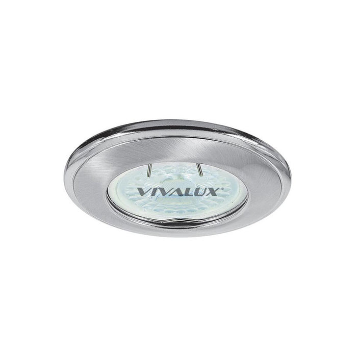 STATIONARY MOON F82,12V, SATIN NICKEL/VIVALUX NICKEL