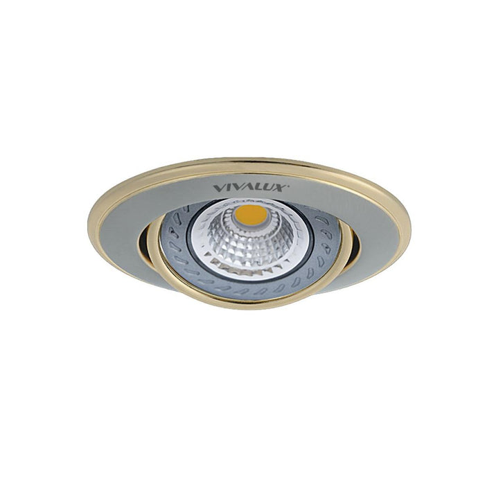 MOON CIRCLE MOVABLE SATIN NICKEL/GOLD SL314 Ц92MM VIVALUX BLAKE