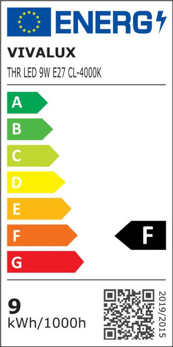 LED LAMP THR 9W E27 CL 4000K