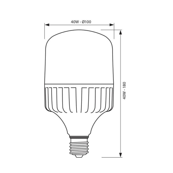 LED BULB E27 40W 3080LM 4000K VIVALUX TRB