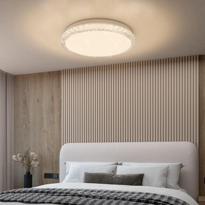 LED CEILING LAMP 3000-6500K 36W DIM STARRY SKY REMOTE VIVALUX HERA