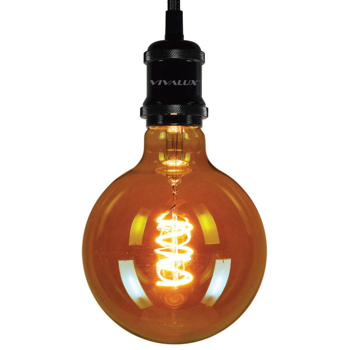 LED BULB VINTAGE E27 4W 2200K 300LM GFD125 DIMMABLE VIVALUX