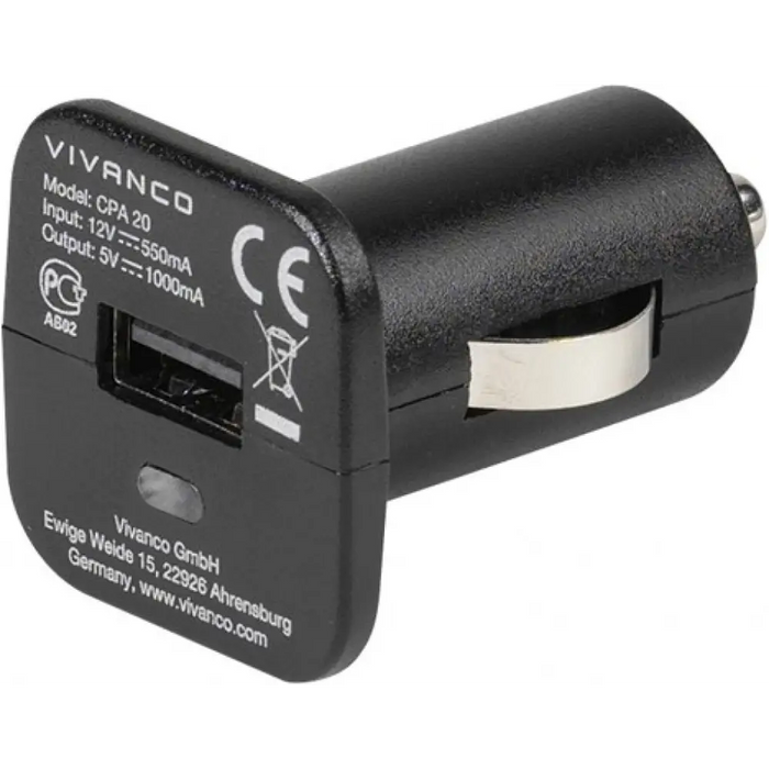 Vivanco 35983 1A Slims car charger - Аксесоари за смартфон<<<Аксесоари<<<TechMart&&&Аксесоари за смартфон<<<Телефони и