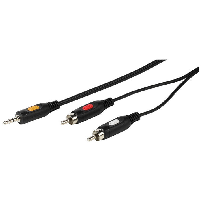 Cable VIVANCO 46031 2.5M RCA-3.5MM