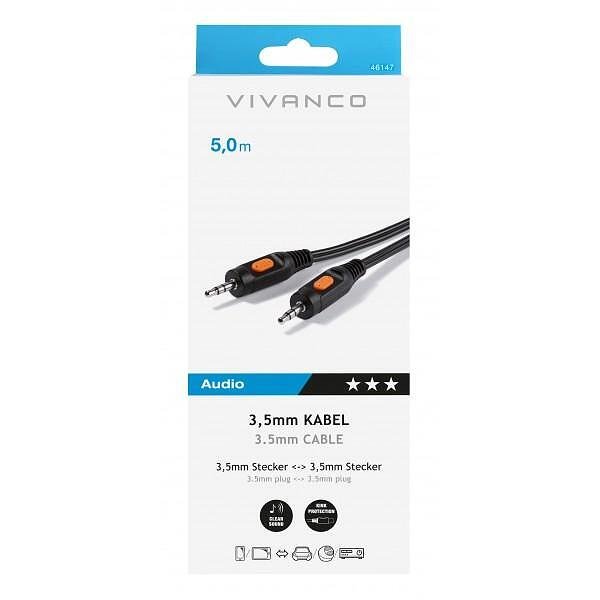 Cable Vivanco 46147 Audio cable 3.5 mm 5m