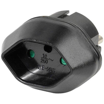 THROUGH SWITZERLAND CH PLUG-SHOKO SOCKET VIVANCO STANDARD