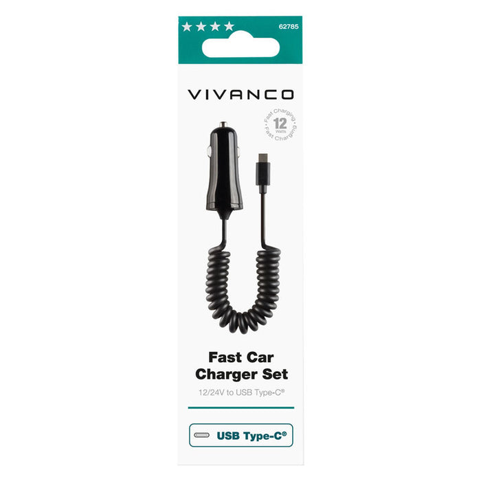 CHARGER 12V VIVANCO 2.4A 62785