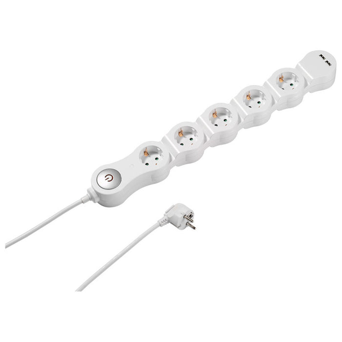 Splitter VIVANCO 5GN.1.4M 62330 WHITE