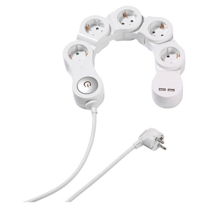 Splitter VIVANCO 5GN.1.4M 62330 WHITE