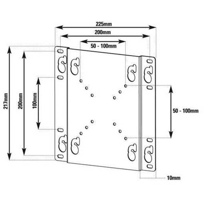 TV Stand VIVANCO 37970 BLACK