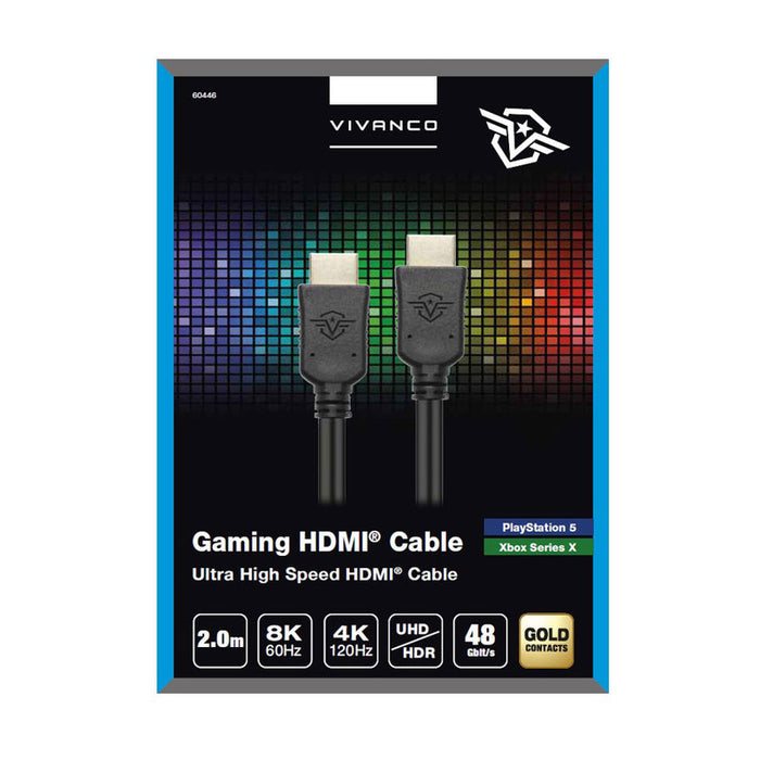 Cable VIVANCO HDMI Gaming 8K 2 m 60446