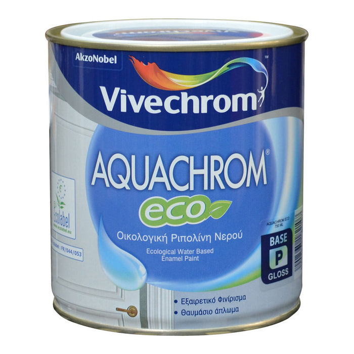 ACRYLIC ENAMEL WITH HIGH ELASTICITY VIVECHROM AQUACHROM ECO GLOSS