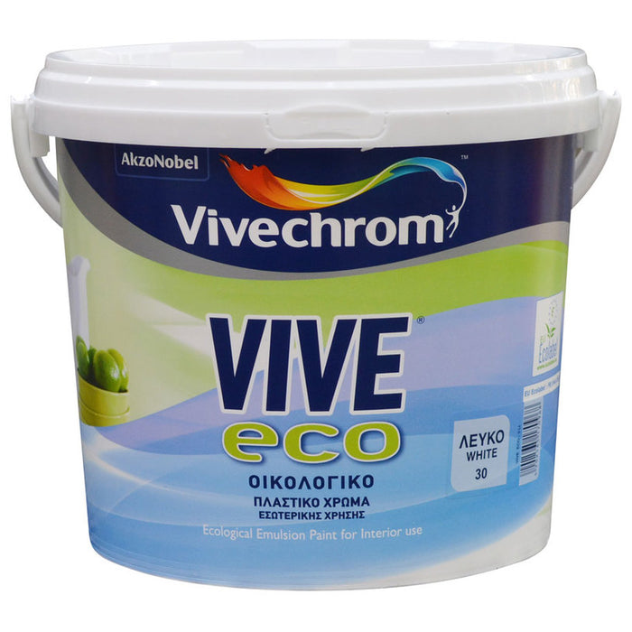 INTERIOR ECOLOGICAL PAINT 3 L WHITE VIVECHROM VIVE ECO