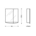 VIVI HEIGHT MIRROR CABINET FOR BATHROOM - Мебели<<<Мебели и огледала за баня<<<Баня<<<Praktiker&&&Мебели за