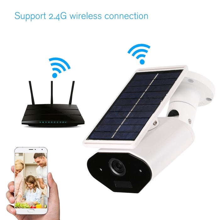 Outdoor IP Camera Solar battery WiFi Camera Waterproof 960P