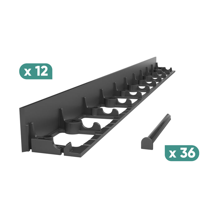 GRASS DIVIDERS 100X4.5CM WITH FIXERS VODALAND 824458.36-12-N