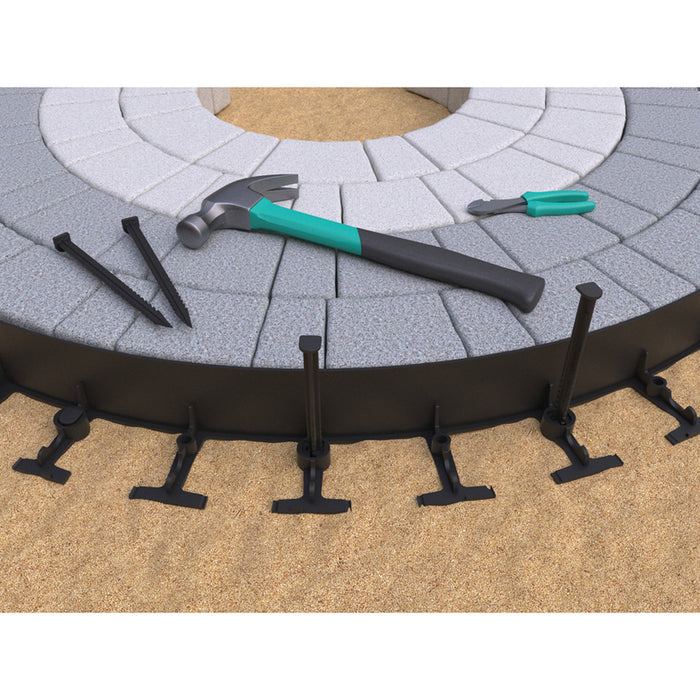 GRASS DIVIDERS 100X4.5CM WITH FIXERS VODALAND 824458.36-12-N