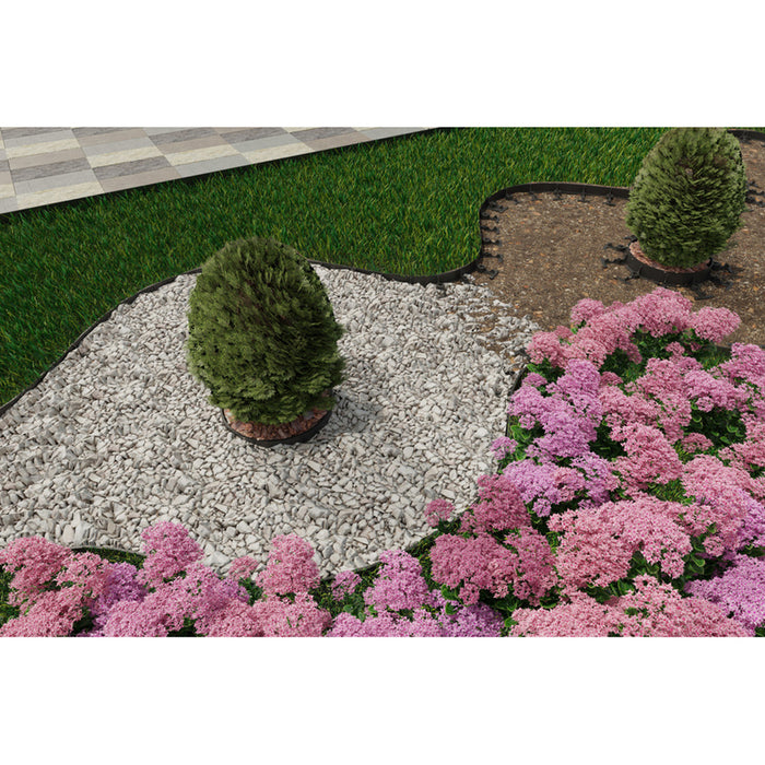 GRASS DIVIDERS 100X4.5CM WITH FIXERS VODALAND 824458.36-12-N