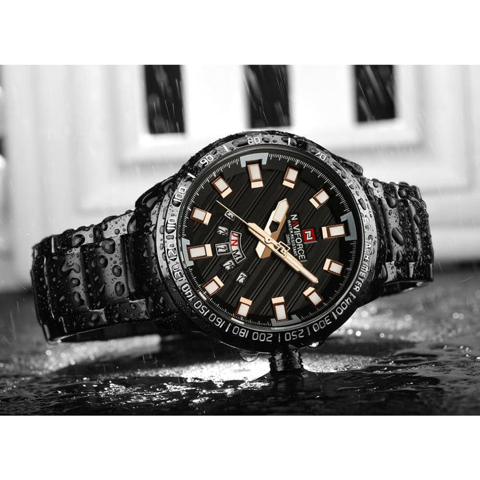 Waterproof male quartz watch NAVIFORCE 9090