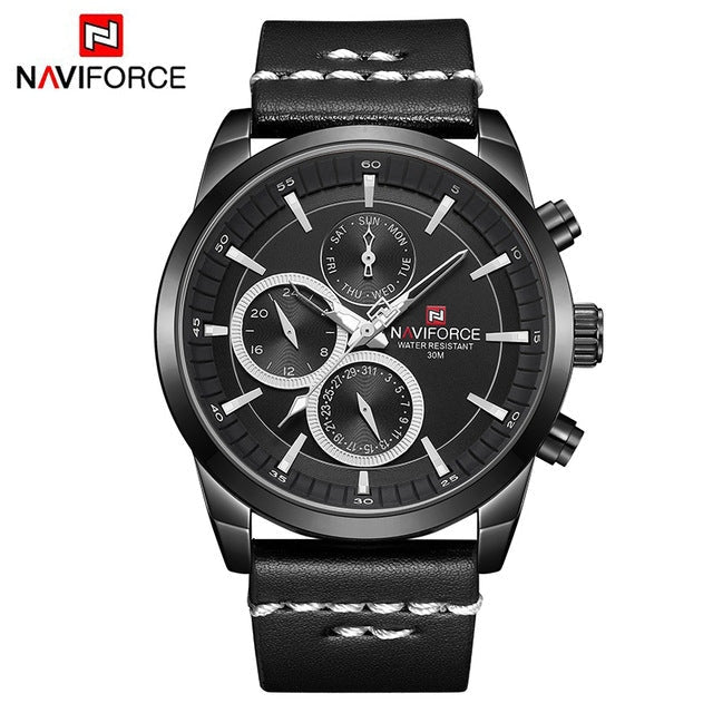 Waterproof male quartz watch NAVIFORCE 9148